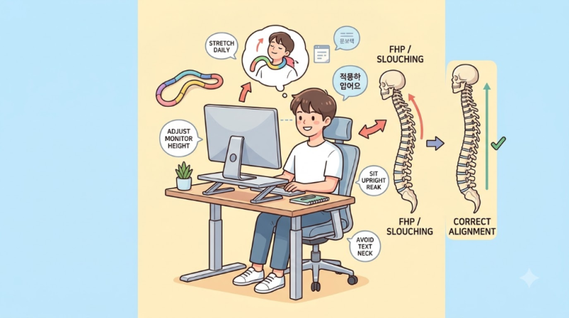 거북목 자세 교정 자주 묻는 질문 베스트 50가지 총정리