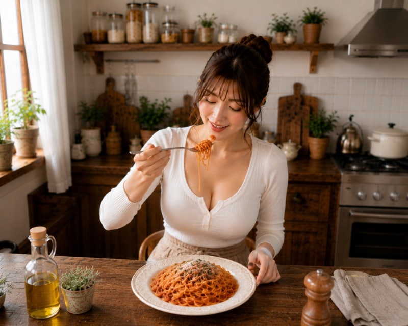 원팬으로 10분 만에 끝내는 초간단 토마토 스파게티 레시피 (자취생 필수)