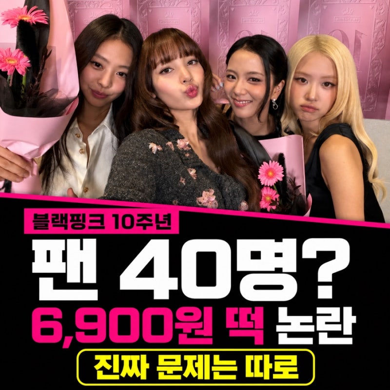 BLACKPINK's 10th Anniversary Fan Meeting Controversy: A Full Summary. What's a Bigger Issue Than 40 Attendees and 6,900 Won Tteok?