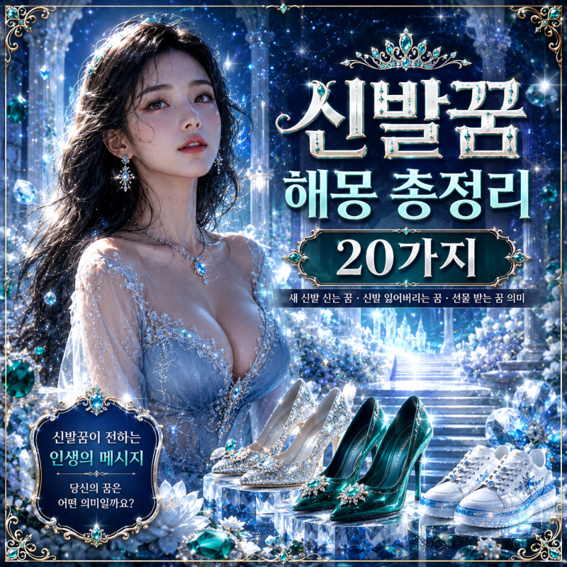 신발꿈 해몽 총정리｜새 신발 신는 꿈·신발 잃어버리는 꿈·한 짝이 없는 꿈·선물 받는 꿈·....