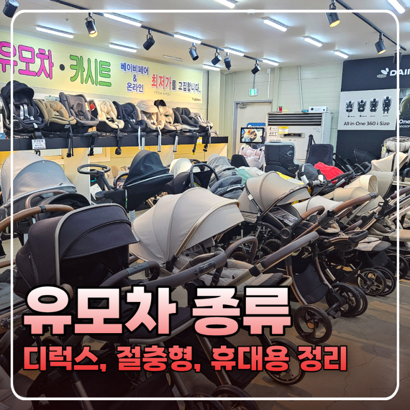 신생아 유모차 고르는 법 디럭스, 휴대용, 절충형 차이 장단점 정리