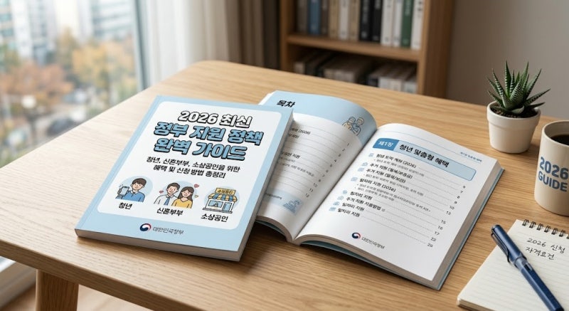 2026 최신 정부 지원 정책 완벽 가이드: 청년, 신혼부부, 소상공인을 위한 혜택 및 신청 방법 ....