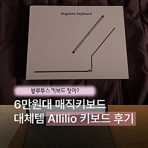 아이패드 프로 키보드 추천｜6만원대 매직키보드 대체템 Allilio 내돈내산