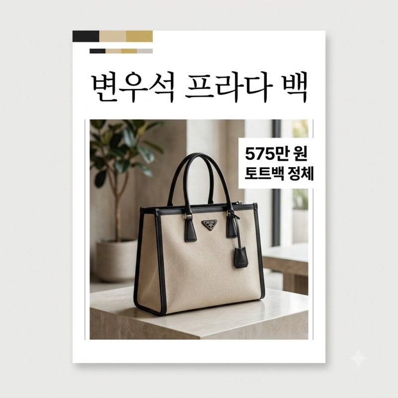 변우석 575만원 프라다 토트백 정체 알고 보니 바로 이 제품