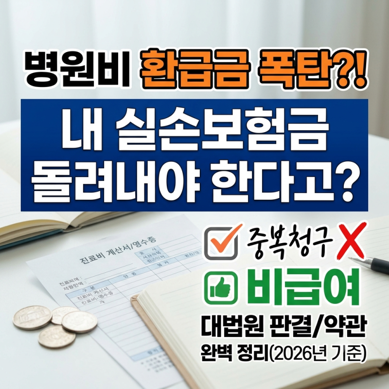 본인부담상한제 환급금 실손보험 중복 청구 문제와 비급여 제외 기준