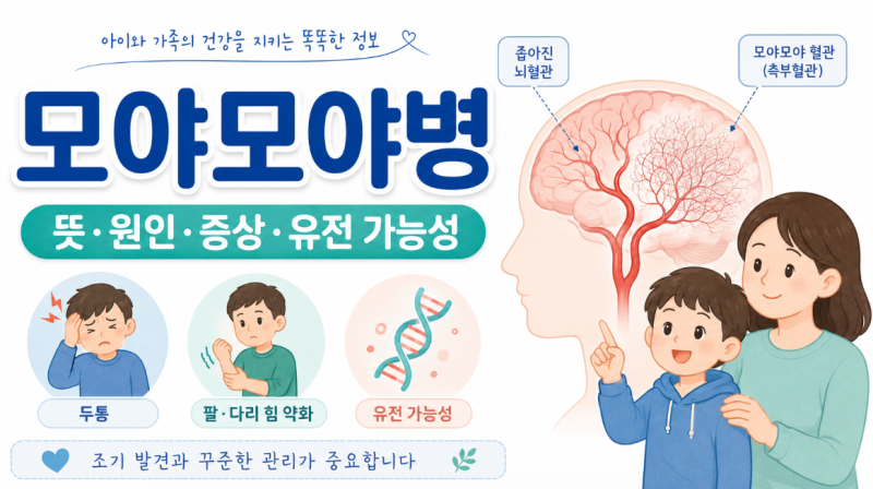 모야모야병 뜻과 원인, 증상은? 유전 가능성까지 알아보기