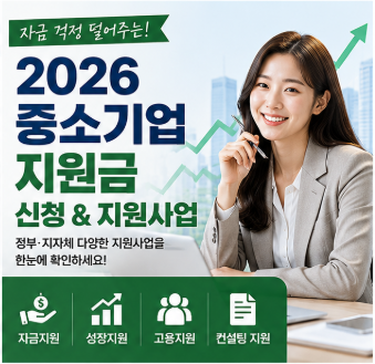 [중소기업 지원금 총정리]…정책자금·고용장려금·R&D·수출바우처 신청조건과 지원사업 한....