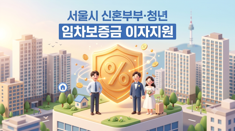 [서울 주거 정책 2부] 전세 대출 이자 최대 연 4.0% 지원! 서울시 신혼부부·청년 임차보증금 이....