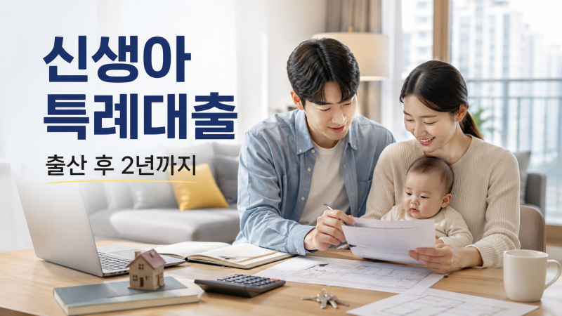 2026 신생아 특례대출 조건, 출산 후 몇 년까지 받을 수 있을까?