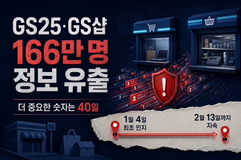 GS25·GS샵 개인정보 166만 명 유출, 크리덴셜 스터핑이란? 지금 해야 할 조치