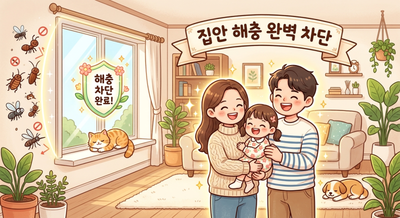 "도대체 어디서 들어오는 걸까?" 집안 해충 완벽 차단 및 퇴치 가이드
