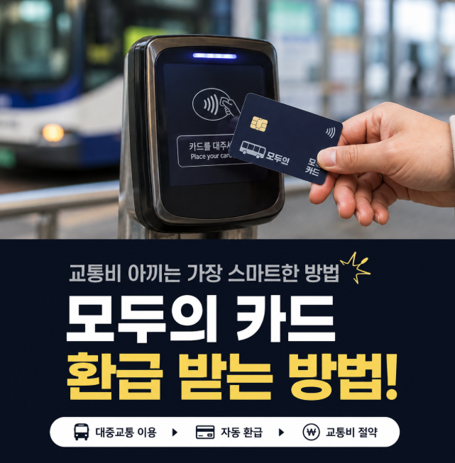 K패스 모두의 카드 환급 방법, 교통비 얼마나 돌려받을까?
