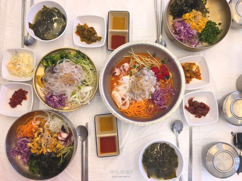 강원도 양양 횟집 낙산해수욕장 물회 맛집 낙산해신물회