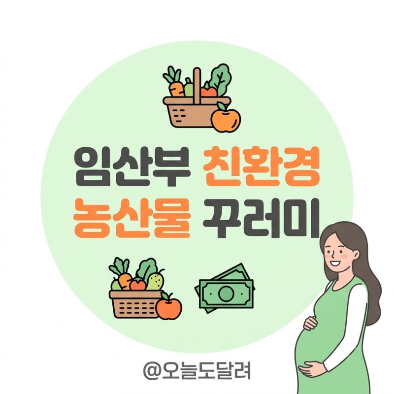 2026 임산부 친환경농산물 꾸러미 신청방법 에코이몰 지원내용 총정리