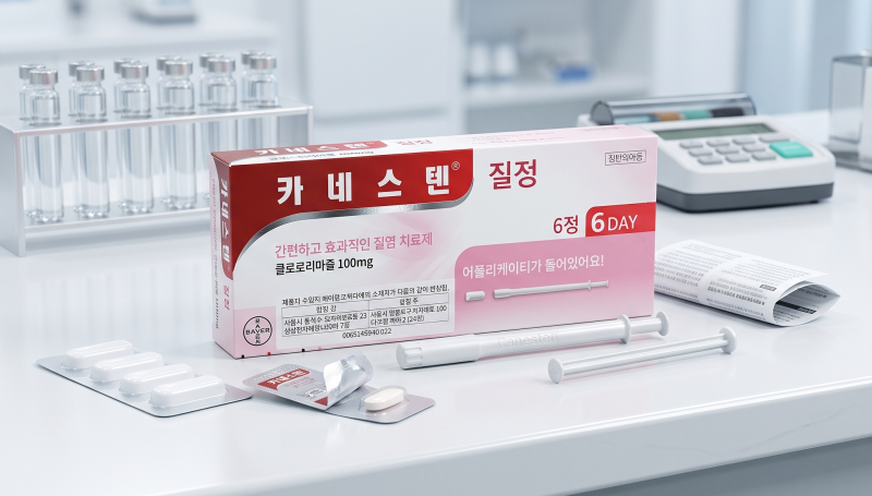 카네스텐 질정 질염 증상 참지 마세요, 올바른 사용법과 효능 총정리