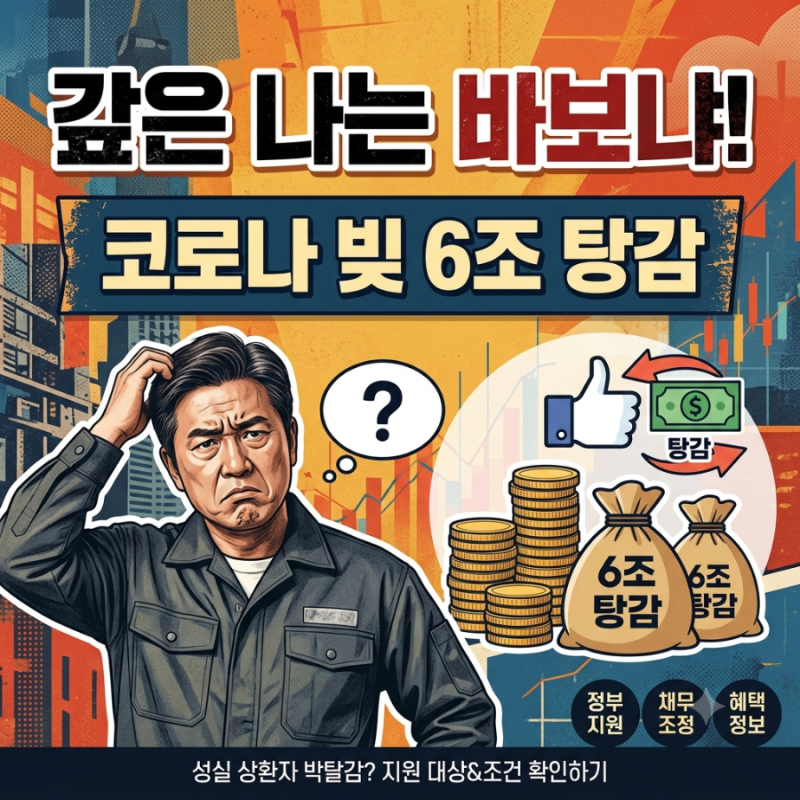 "빚 잘 갚은 나만 바보?" 코로나 대출 6조 원 탕감 확정, 지원 대상·조건 총정리