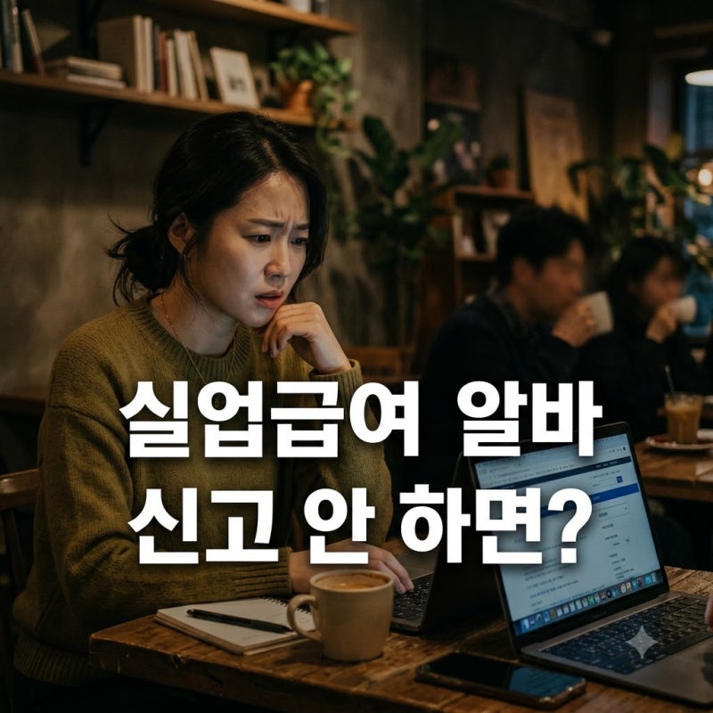 "설마 걸리겠어?" 실업급여 중 알바 한 번 했다가 2배로 뱉어낸 사연, 실업급여 알바 신고방법....