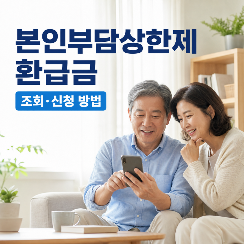 2026 본인부담상한제 환급금 조회·신청 방법, 평균 136만 원 확인하세요