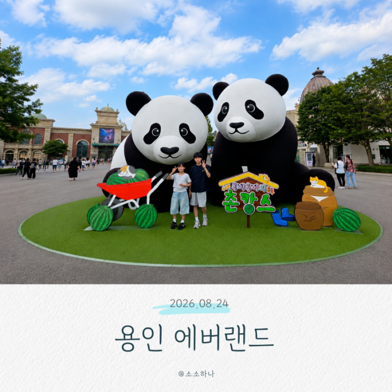 평일 월요일 에버랜드 방문기