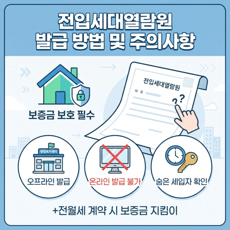 전입세대열람원 발급 방법 및 주의사항 | 보증금 지키는 필수 서류 (+온라인 무인발급 가능 ....