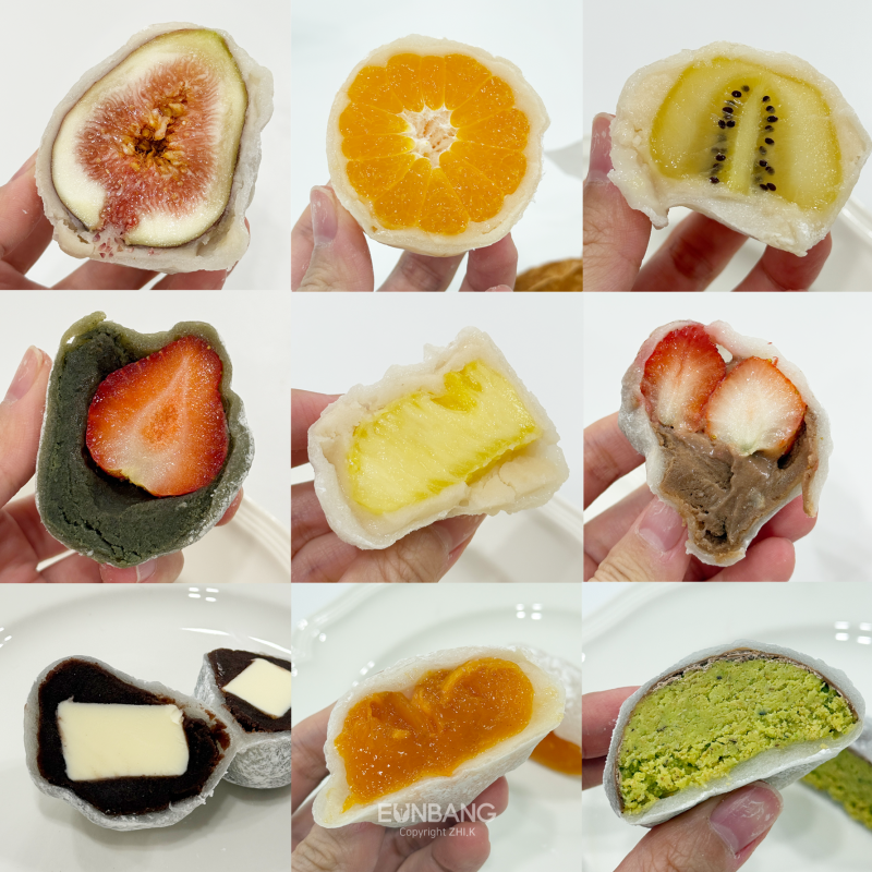한정선 9구 선물세트 후기 (생과일 찹쌀떡 맛 순위)