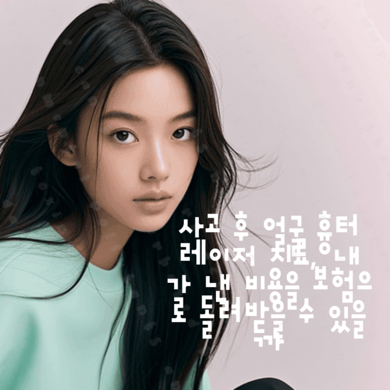 사고 후 얼굴 흉터 레이저 치료, 내가 낸 비용을 보험으로 돌려받을 수 있을까