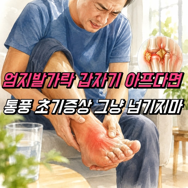 통풍 증상 원인 치료, 초기증상 바로 잡아야