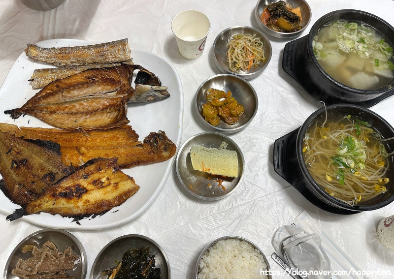 군산 생선구이 맛집 군산집｜한일옥 웨이팅 200팀에 찾은 대안, 한우무우국 후기