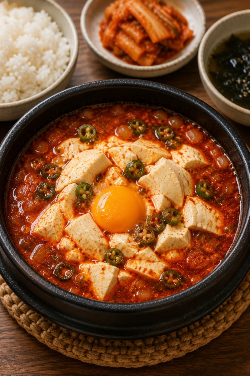 [스팸순두부찌개] 스팸 한 캔으로 진하게 끓이는 순두부찌개 레시피(Feat.어남선생)