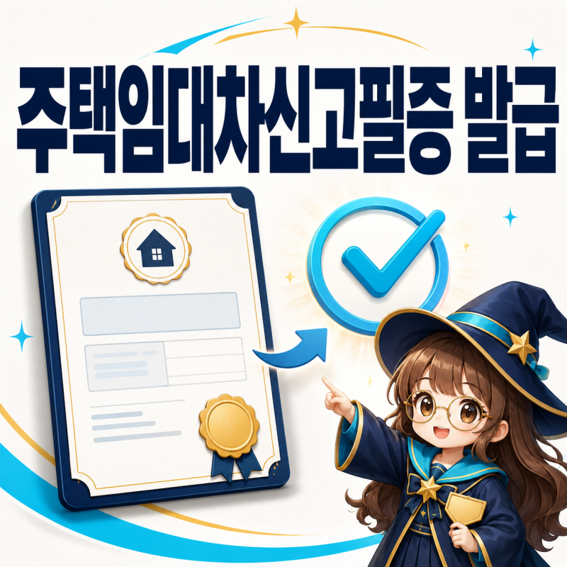 주택임대차신고필증 발급 방법: 온라인 출력부터 확정일자 확인까지