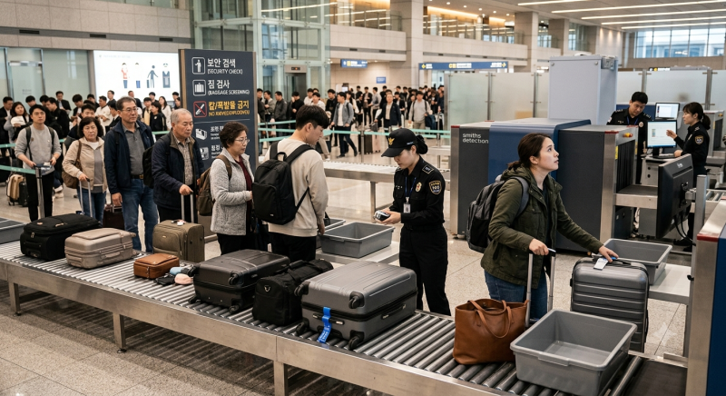 캐리어 닫기 전 확인해야 할 항공기 기내 반입 금지 물품 및 보조배터리 규정 안내 (액체류·....