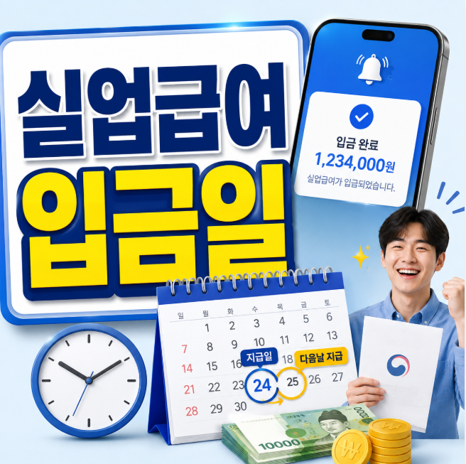 실업급여 입금시간·입금일, 실업인정 후 지급 시기와 지연 대처 방법