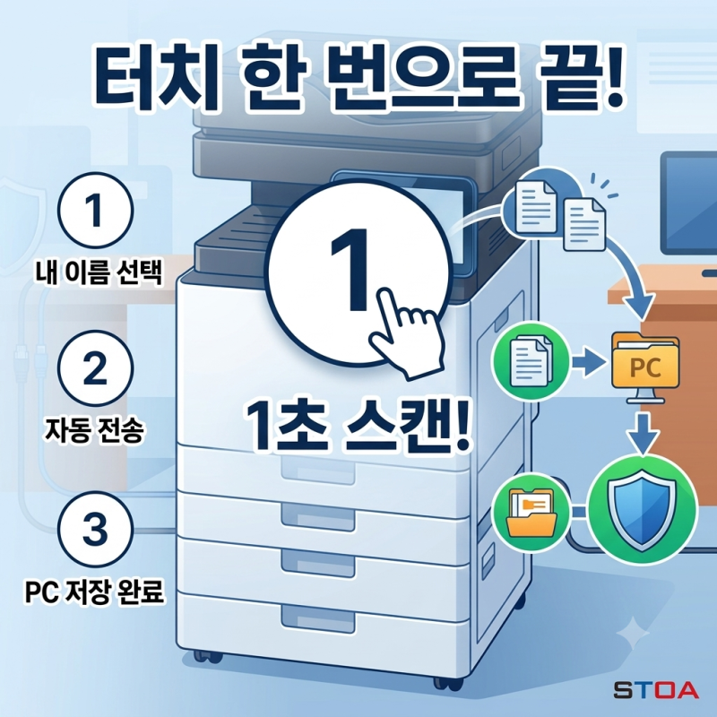 스캔할 때 터치 한 번으로 끝내는 삼성 복합기 스캔 바로가기 설정 방법  MX4 X4225 X4255 X4305 K430....