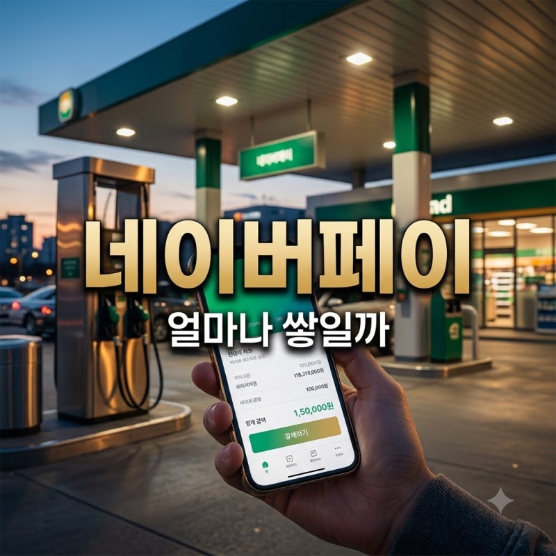 SK주유소서 네이버페이 적립된다, 언제부터 얼마나 쌓일까
