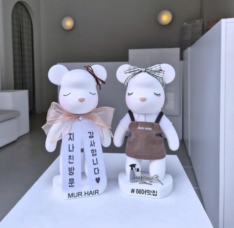 미용실 개업선물 이거면 충분해요 바이슈기 빅베어 석고방향제