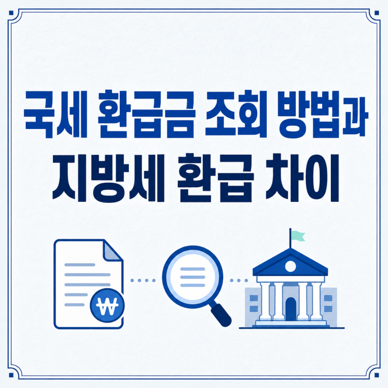 국세 환급금 조회 방법 총정리 | 세금 더 낸 적 있다면, 환급금부터 확인하세요