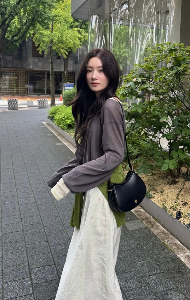 정채연 가방 반응 좋은 10만원대 데일리백, 벨류엣 마리백+김고은 기은세
