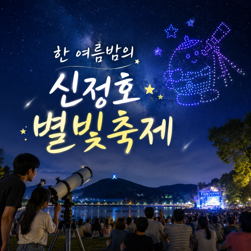 한여름밤의 신정호별빛축제 9월 아산 가볼만한곳 초대가수 딕펑스 경서예지 드론쇼 일정