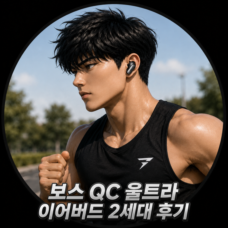 보스 QC 울트라 이어버드 2세대(화이트스모크)