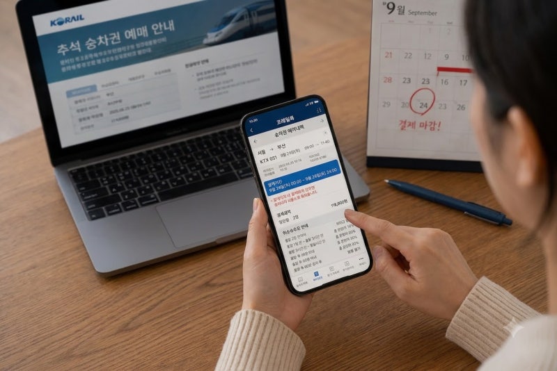 추석 기차표 예매 성공 팁과 매진 전 좌석 잡는 핵심 방법