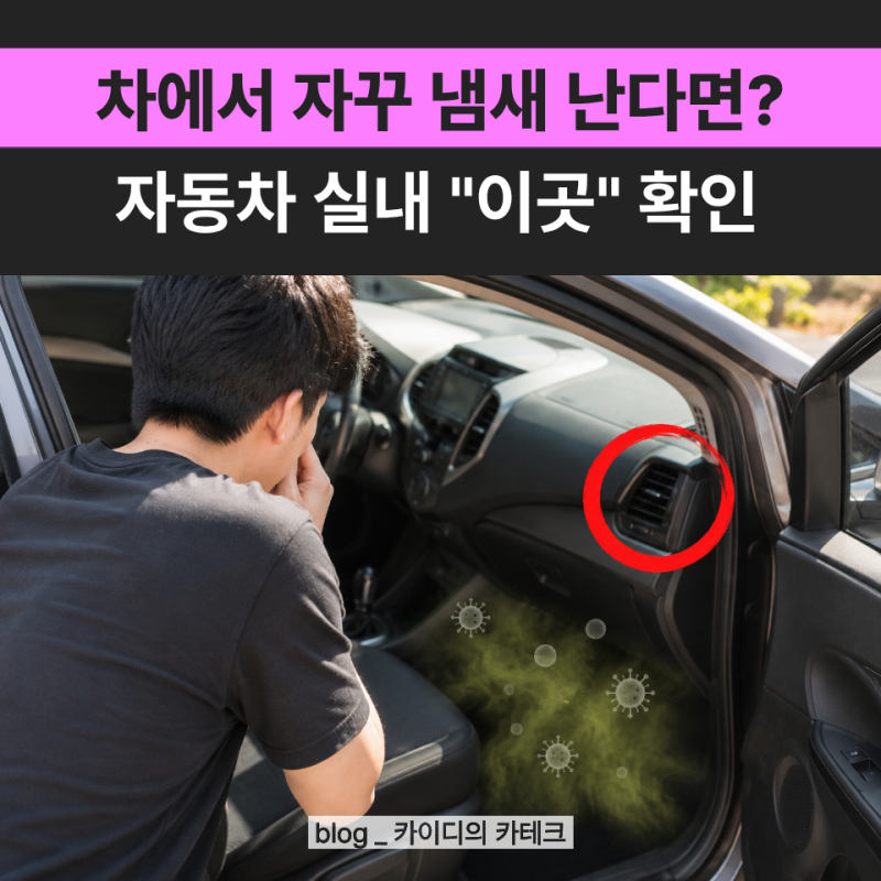 "내 차만 타면 이상한 냄새가..." 자동차 실내 냄새 제거 어떻게 할까?