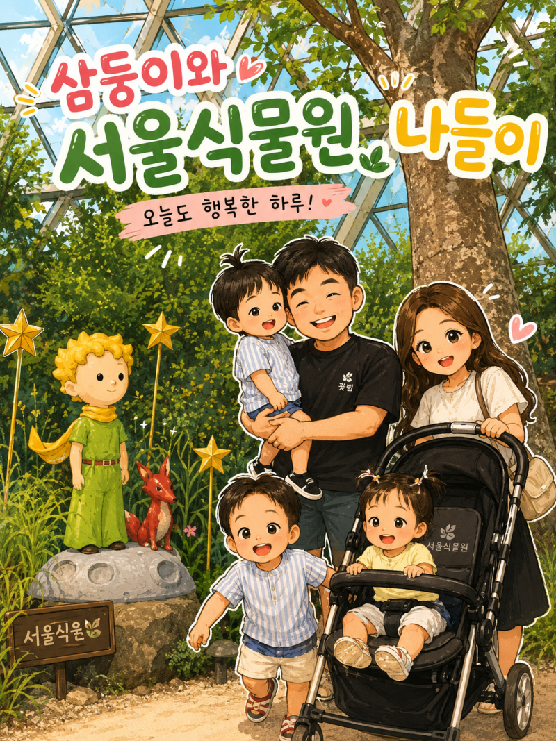 [27개월 아기랑 서울] 비오는 주말 서울식물원 주차 수유실 식당 꿀팁