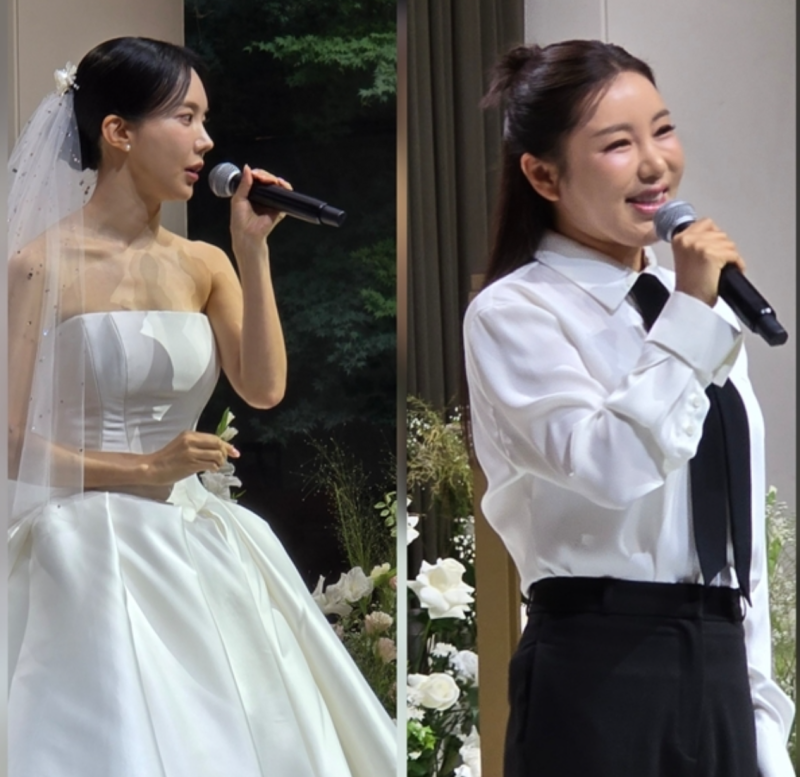 미스트롯 송가인 김나희 결혼식 이찬원 사회에 송가인 축가, 김나희까지 직접 노래