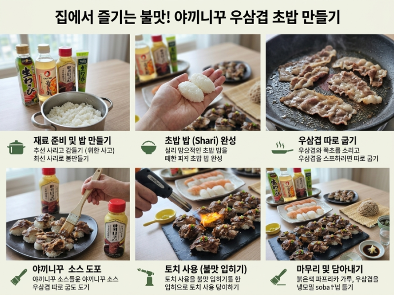 불맛가득 소고기초밥 만들기