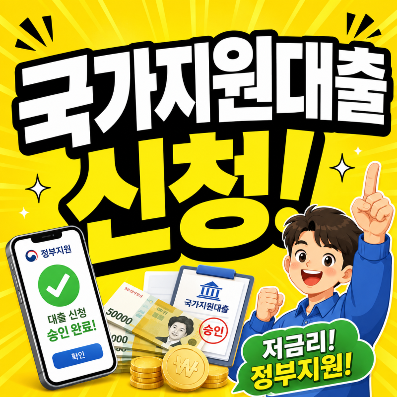 국가 대출 지원 조건 국가서민대출 대상 한도 총정리