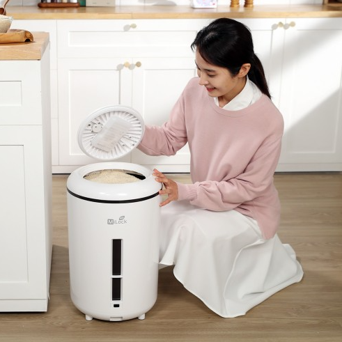 미락 진공쌀통 후기, 집들이 신혼선물 쌀보관통 쌀항아리 고민 끝