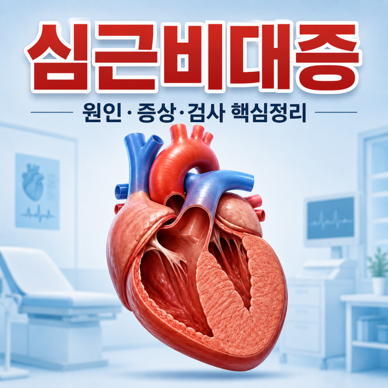 심근비대증 증상과 원인 검사 치료방법 총정리