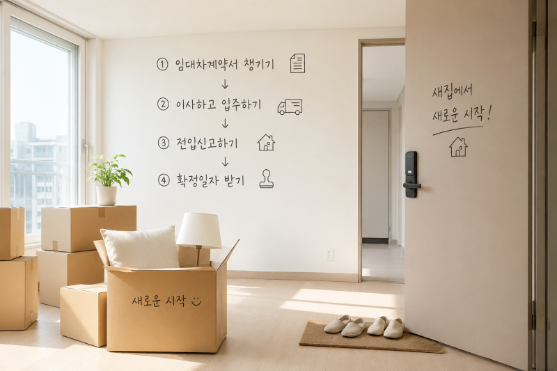 전세·월세 계약했다면 꼭 해야 할 것! 확정일자부터 전입신고까지 쉽게 정리
