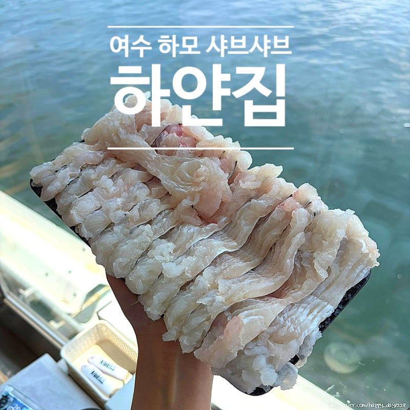 여수 하모 샤브샤브 맛집 하얀집, 탁 트인 오션뷰에 가성비까지 좋은 장어와 한우차돌 내돈....