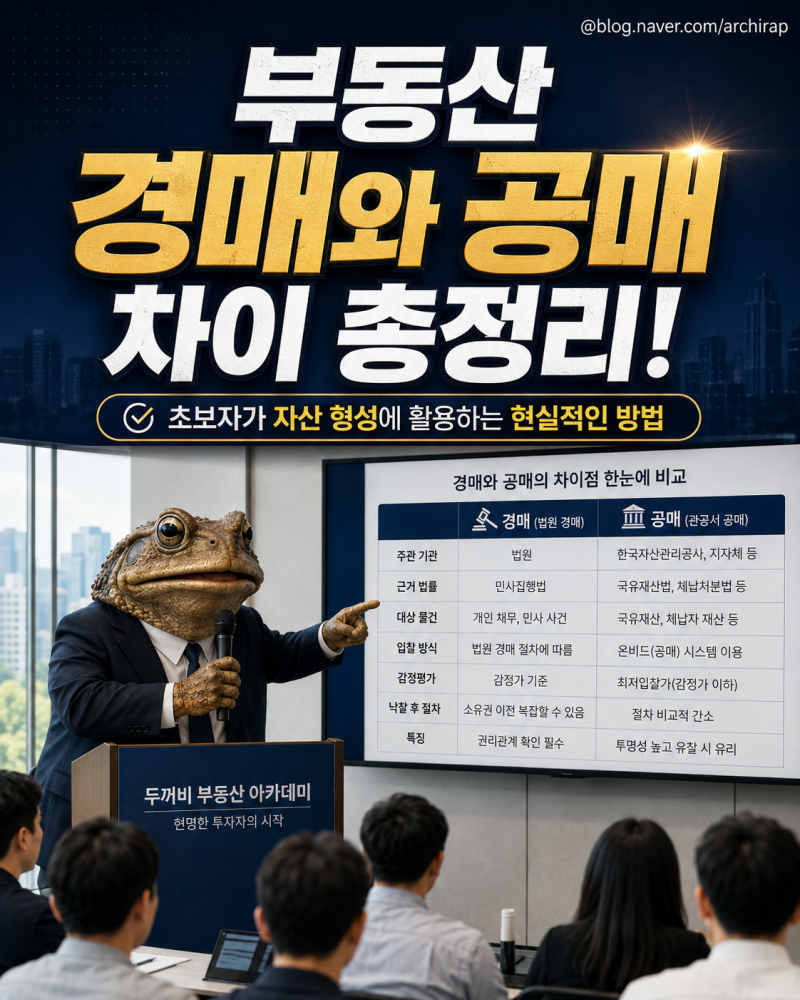 "부동산 경매와 공매 차이 총정리" 초보자가 자산 형성에 활용하는 현실적인 방법
